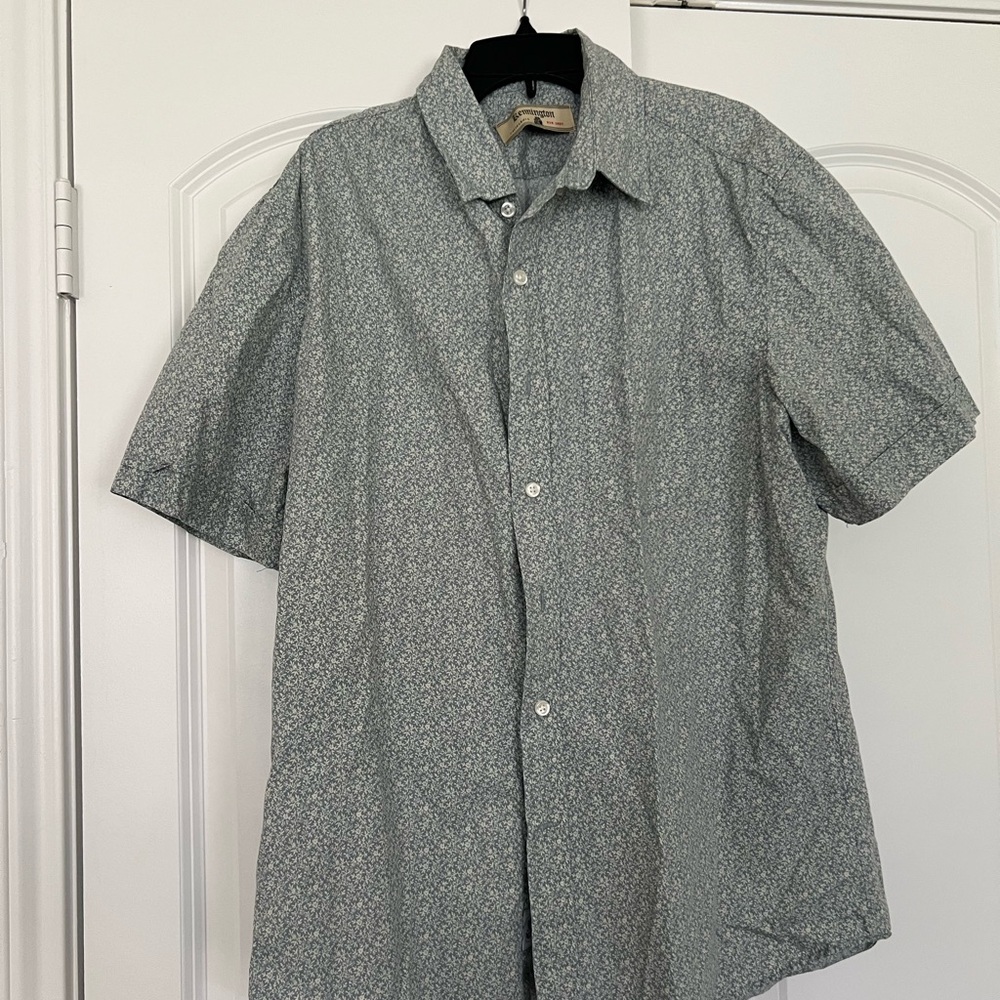 Men's Green Patterned Shirt